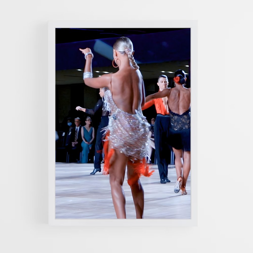 Poster International latin – affiche Danse (vue 3)